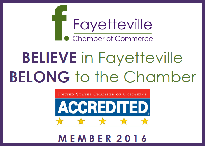 2016 Fayetteville Arkansas Chamber Member Plaque
